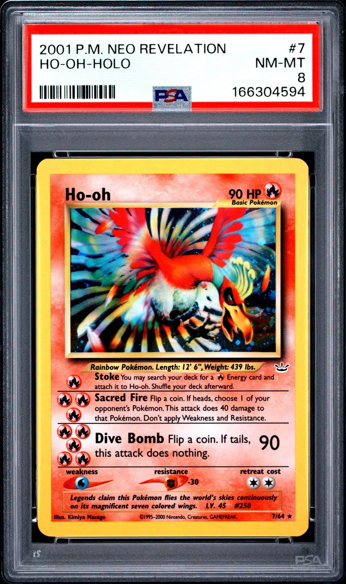 ホウオウ 旧裏　psa6 HO-OH-HOLO ホウオウ 旧裏 psa6 HO-OH-HOLO Pokemon Ho-oh 1st Edition HOLO 7/64