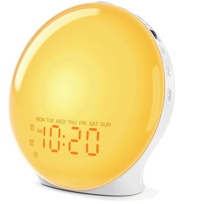 Full-Screen Sunrise Alarm Clock for Heavy Sleepers