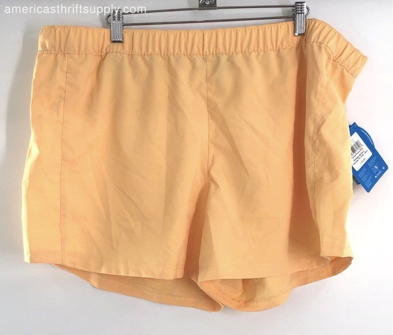 Columbia Women's Tamiami Pull-on Shorts Orange PFG Fishing Omni-Shade NWT Sz XL