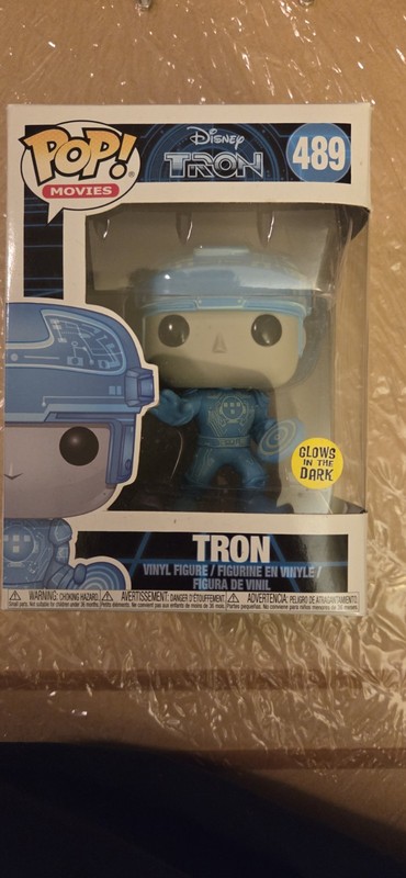 Funko Pop Tron 489  New Glows In The Dark HTF