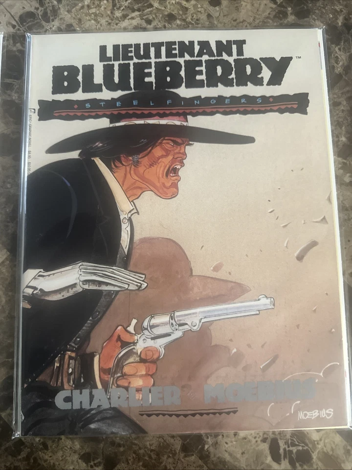 Quadrinhos Marvel Epic Lieutenant Blueberry #1-3 + Marshal #1 Moebius Charlier 1991 - Imagem 3 de 4