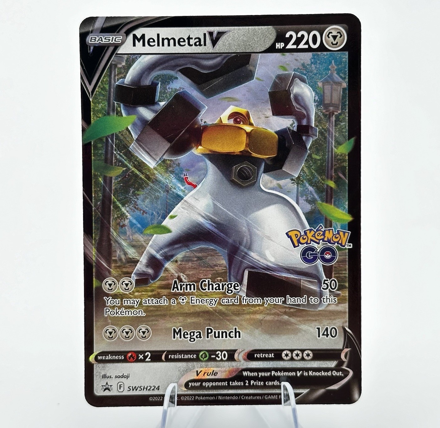 Melmetal V Promo Card Pokémon TCG Melmetal V SWSH224 Black Star Promo