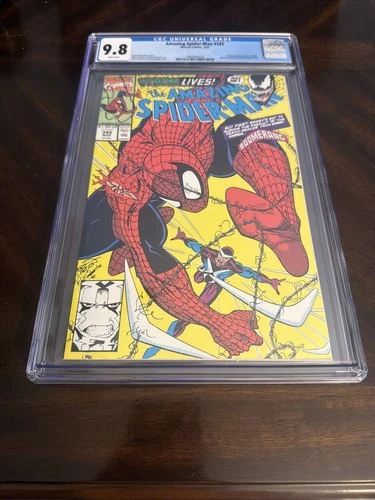 Amazing Spider-Man #345 Graded CGC 9.8 White Pages, Cletus Cassidy, Venom App.
