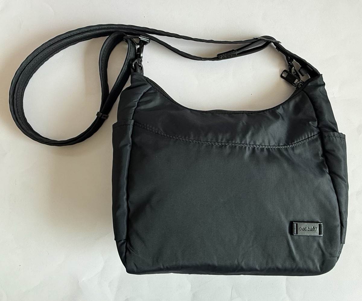 Pacsafe Crossbody Bag Black RFID Anti-Theft Exomesh