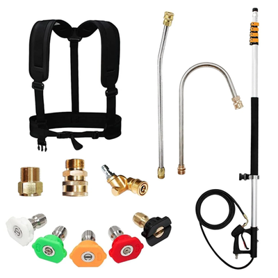 #ad #ad Pressure Washer Extension Wand 20 ft Telescoping Gutter Cleaner Pole W 5 Spray $108.20