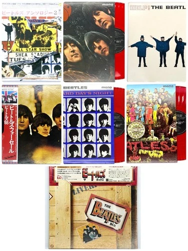 New ListingThe Beatles Japan Red Vinyl LP Bundle 7 Titles + Box Set Anthology OBI MONO