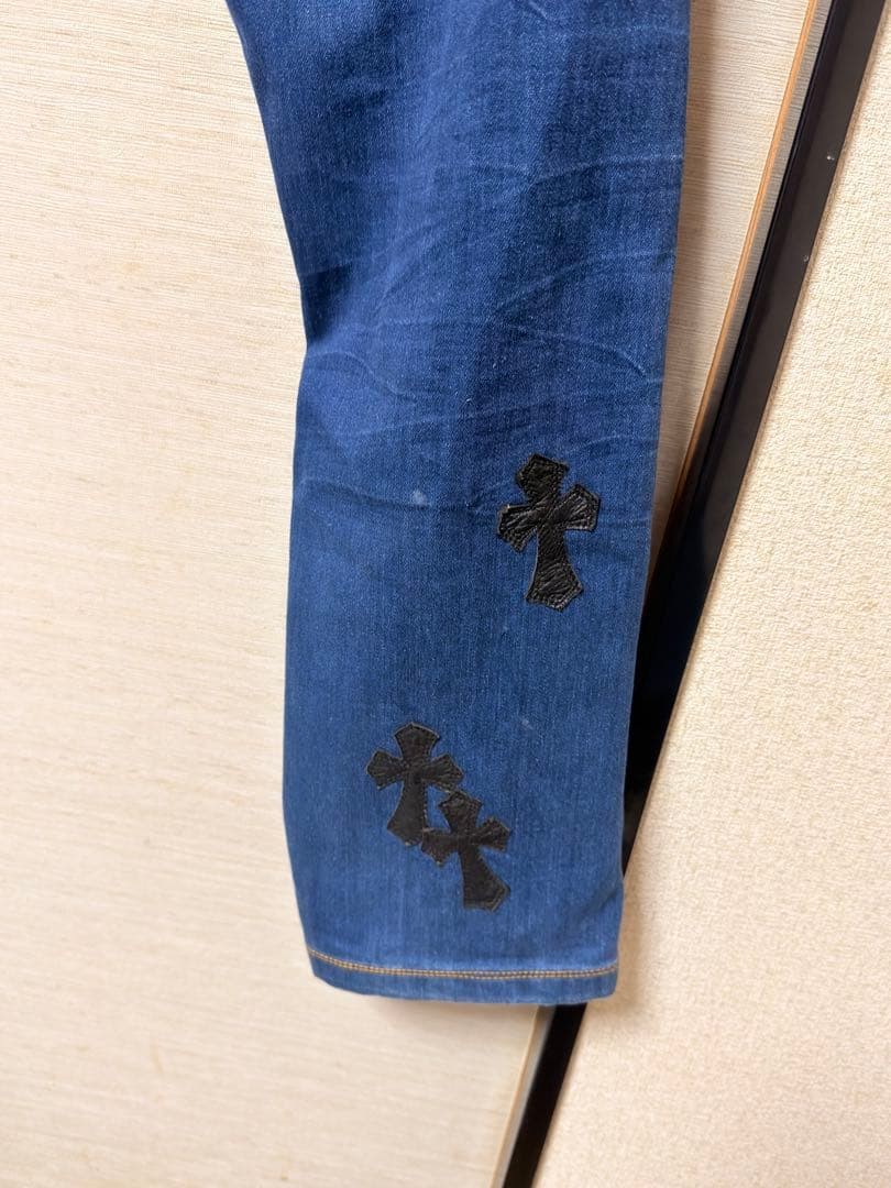 Chrome Hearts Denim Pants Custom Laser Cross 19 Pieces thumbnail 3