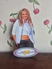 1999 Polar Britney Spears Wooden Freestanding Cutout Standee 12” Standup