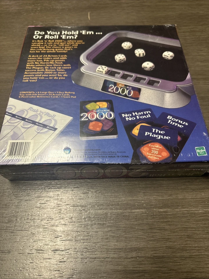 Sealed Parker Brothers Risk'N'Roll The Dice Game of the New Millennium - Image 4 of 4