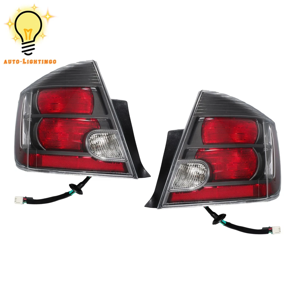 Tail Lights Tail Lamp Black Interior Right+Left Side For Nissan Sentra 2010-2012 - Изображение 2 из 4