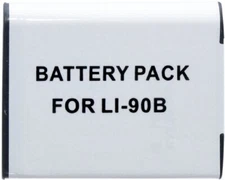 1x Battery for Olympus LI-90B Tough TG-1 iHS TG-2 iHS TG-3 XZ-2 iHS