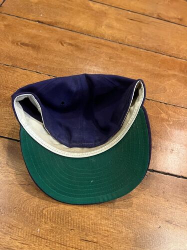 CAPPELLO USATO MILWAUKEE BREWERS ANNI 80 GIOCO INDOSSATO New Era "Pro Model" taglia 7-5/8 - Foto 4 di 8