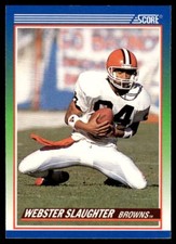 1990 Score #355 Webster Slaughter Cleveland Browns