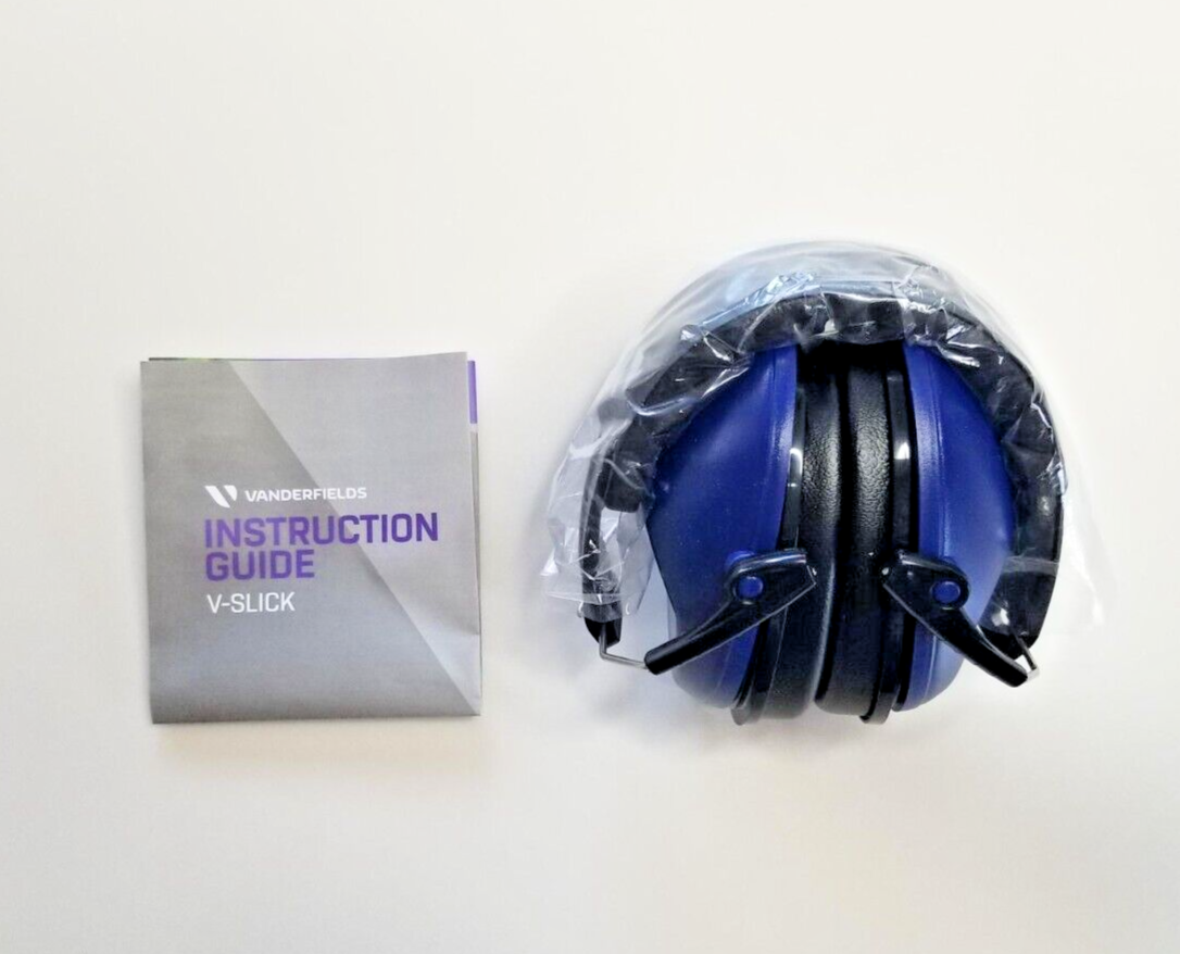 Vanderfields Safety Earmuffs- Noise Cancelling, 20 dB, Adult, Marine Blue,  New. | eBay Vanderfields Ear Protection Earmuffs - Shooting Ear Muffs for Nois
