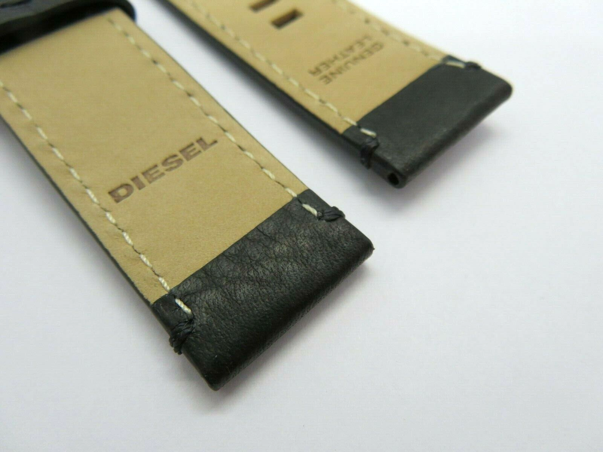 Diesel Original Spare Band Leather Wrist DZ1963 Watch Black Diesel Original Spare Band Leather Wrist DZ1963 Watch Black