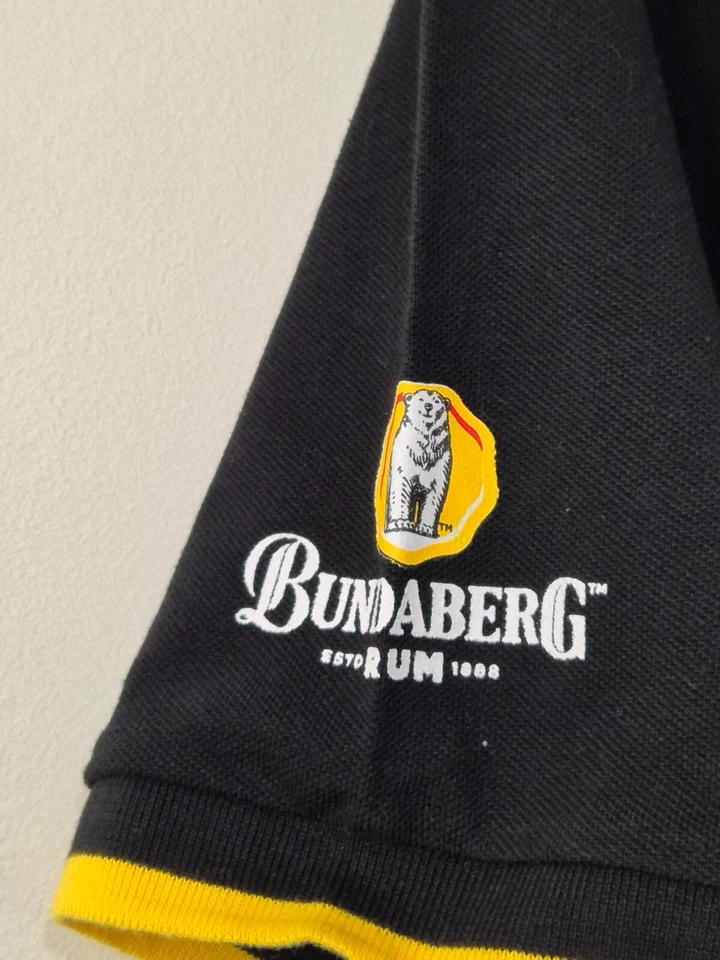 Camisa Polo Bundaberg Ron Top Bundy Bear Talla Mediana Alcohol Nueva con Etiquetas Foto 4 de 4
