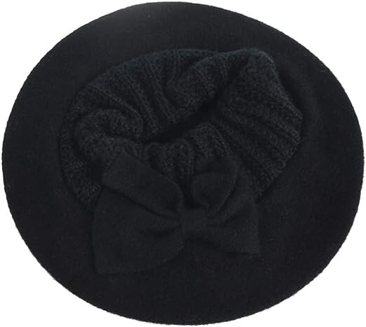4836 Women\'s 100% Wool Bucket Hat Felt Cloche Beret Dress Winter Beanie Hats Women main image 4