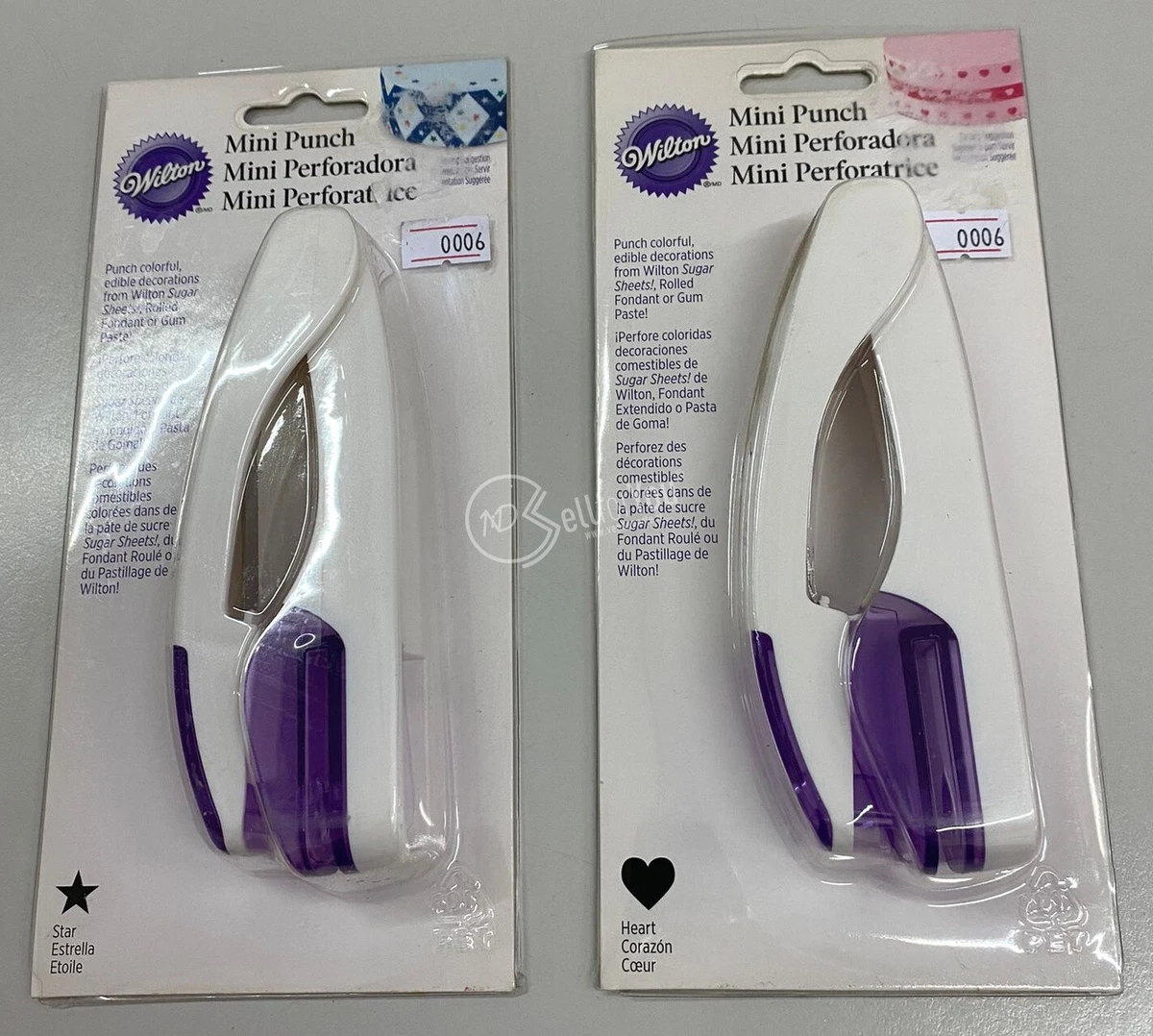 Wilton - Set di stampini a Forma di Stella, in Metallo, di Misura