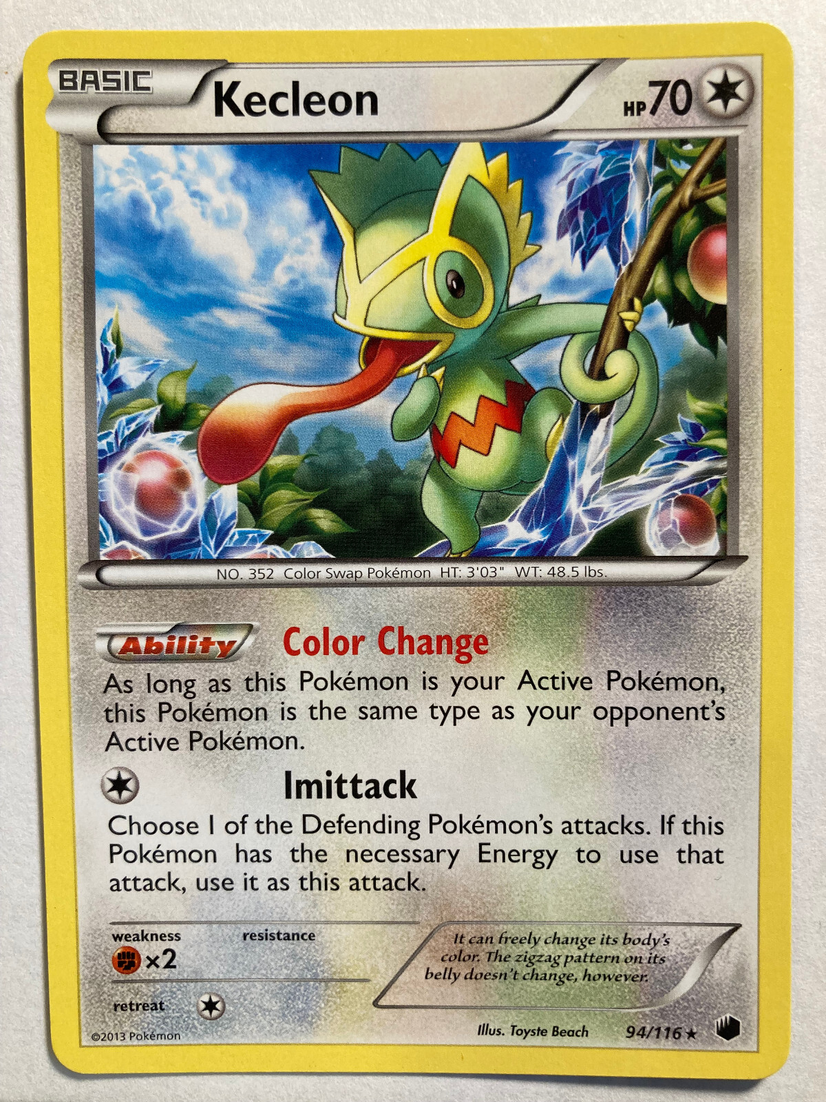 Kecleon 94/116 Plasma Freeze - Pokemon - LP