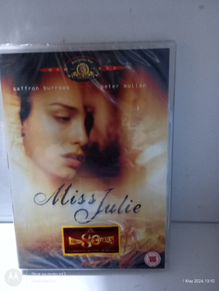 MISS JULIE - SAFFRON BURROWS PETER MULLAN BRAND NEW SEALED DVD FREEPOST