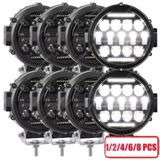 7inch Round Led Work Light Spot Combo Drl Driving Reserve Lamps Offroad 4x4 A 7inch Round Led Work Light Spot Combo Drl Driving Reserve Lamps Offroad 4x4 A