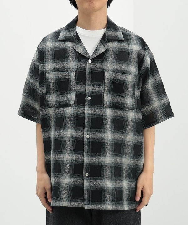 【PERSTEP】23FW★ Obscure ombre check shirt TYPE VSL5 OMBRE CHECK SHIRT – HEADWAYZ