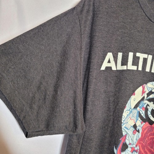 All Time Low Dirty Laundry Band Womens Graphic T-shirt Gray Size L Short Sleeve - Picture 4 of 10