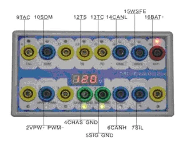 OBD2 Professionell Breakout Box 16 Pin geeignet für alle Diagnosegeräte Diagnose - Bild 4 von 4