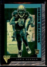 2021 Panini Chronicles Draft Picks Flux Base Bronze Jamie Newman Wake Forest