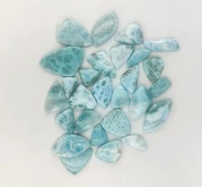 Natural Larimar Gemstone Cabochon Handmade Stone Wholesale lot 71257
