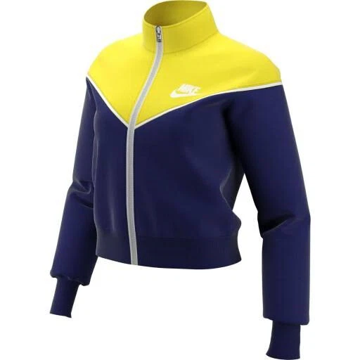 Nike heritage cropped sales track jacket