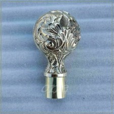 Designer Vintage Brass Knob Head Handle FOR Cane Walking Stick Only Handle Style