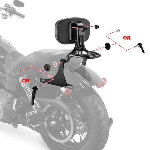 MOFUN Multi-Purpose Backrest Sissy bar For Harley Dyna Low Rider Street Bob FXDB - Picture 5 of 17