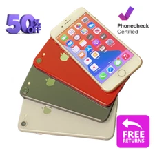 Apple iPhone 8 |256GB 64GB| Fully Unlocked T-Mobile AT&T Verizon Silver / Red