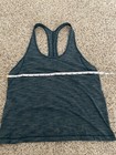 Lululemon Train Times Tank Womens Size 6 Teal Racerback Cotton Blend EUC — photo 4