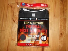 MENS POLAR EXTREME THERMAL TOP/BOTTOM LONG UNDERWEAR/BASE LAYER XL NIP! 2 PIECES