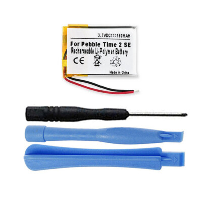 160mAh LSSP441522AE Battery Replacement for Pebble Time 2 SE Smartwatch