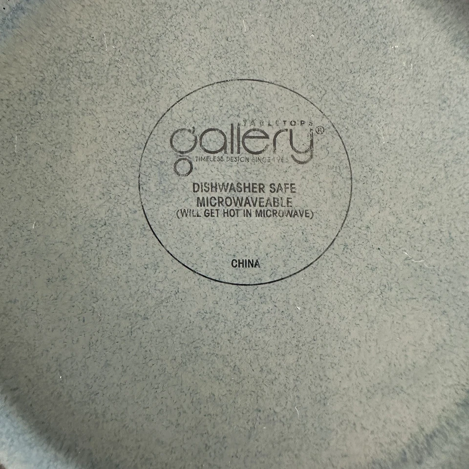 Tabletops Gallery Monroe Sage Green Stoneware Salad Plate Lot Of 4 - Image 3 of 4