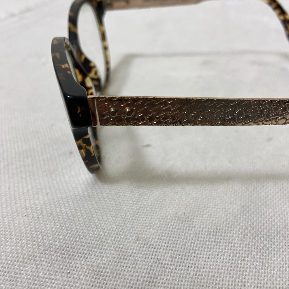 Очки Jimmy Choo 159 UY8 черепаховая/розовое золото B-образная оправа Италия 51 27 - Изображение 4 из 4