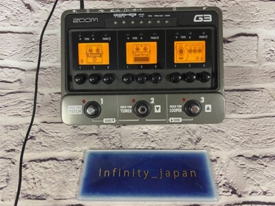 ZOOM G3X 箱、アダプター付き Zoom G3X Multi-Effects Guitar Effect Pedal for sale online