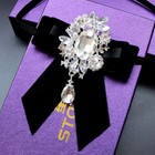 Double Layer Bow Knot Ties Men Women Fashion Handmade Accessories Ribbon Bowtie