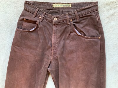 Vintage Levis Silvertab Jeans Mens 34x33 Dark Brown Baggy Loose