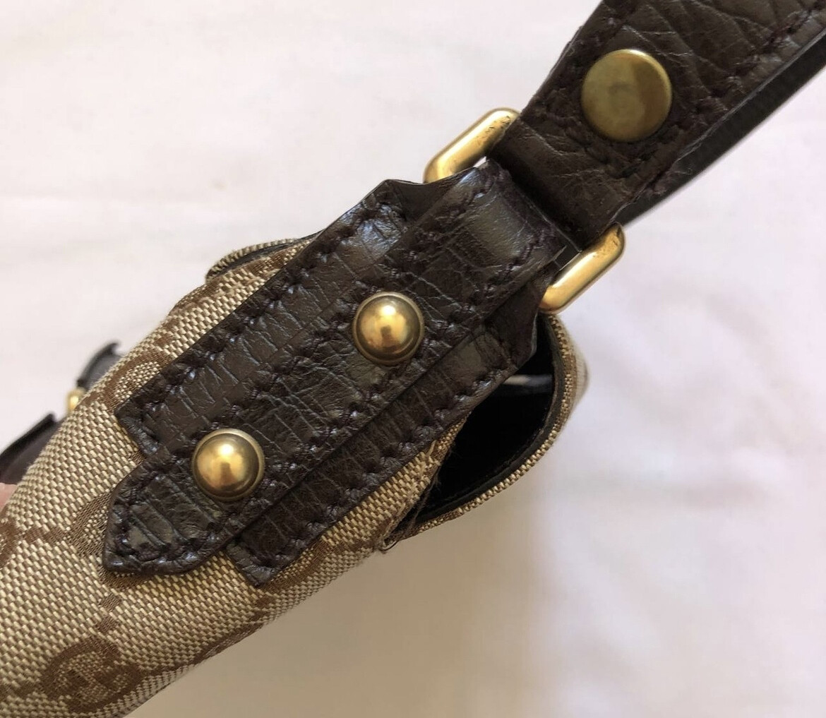 Gucci Authentic Very Rare Vintage Horsebit Baguet… - image 6