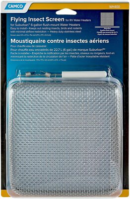 RV Water Heater Insect Screen - Steel Mesh Cover For Trailers & Campers 6 thumbnail image