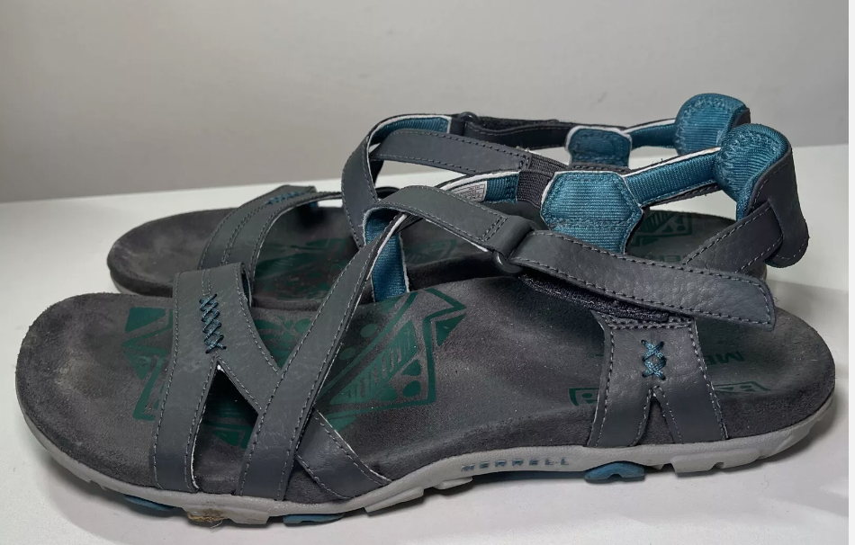 Merrell Donna Sandspur Rosa LTR Granito Dragonfly GRIGIO J001232 US 9 EU 41