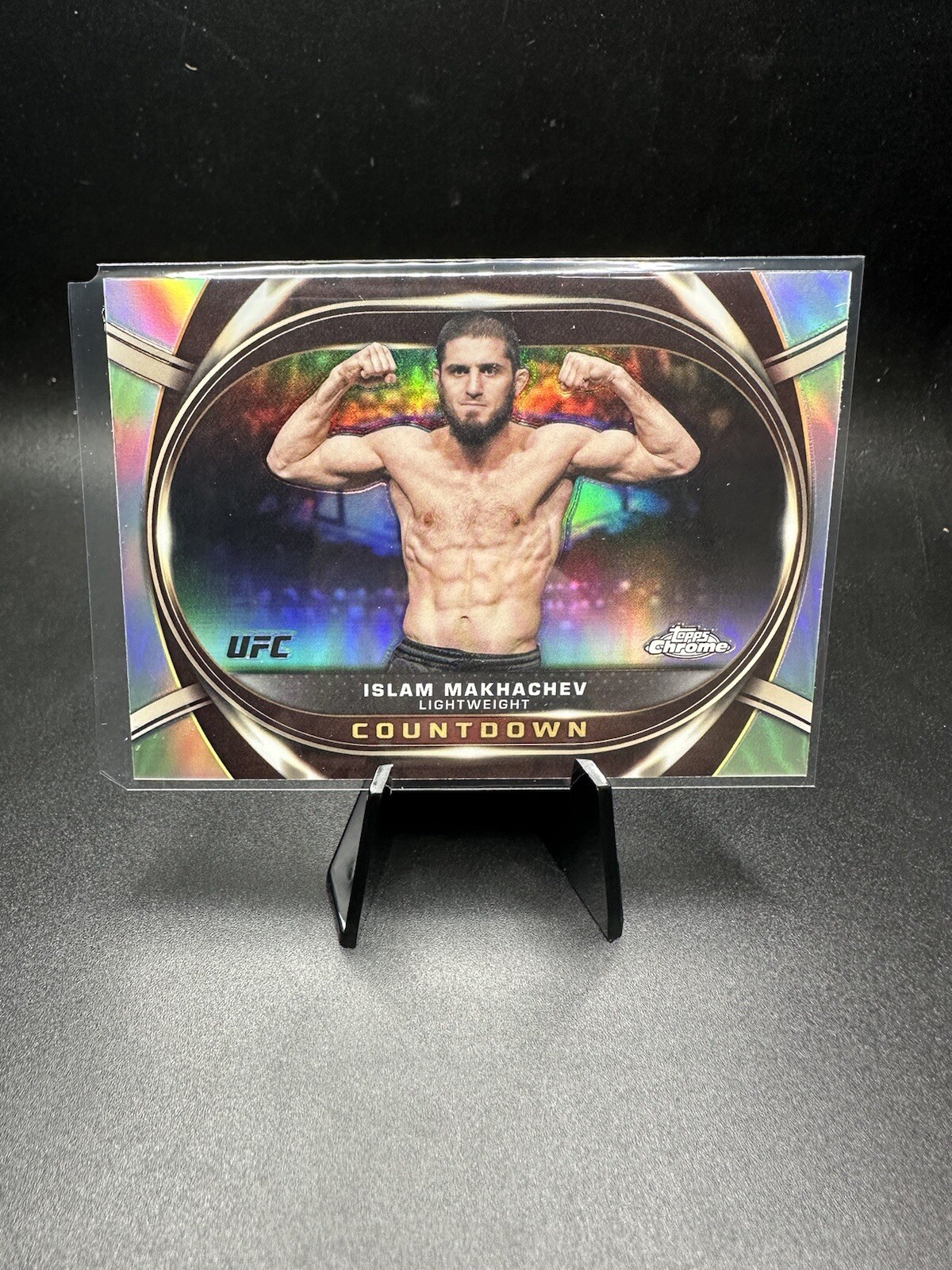 Islam Makhachev #COU-4 Ufc Cards 2024 Topps Chrome UFC Countdown trading card — raw and PSA graded price guide