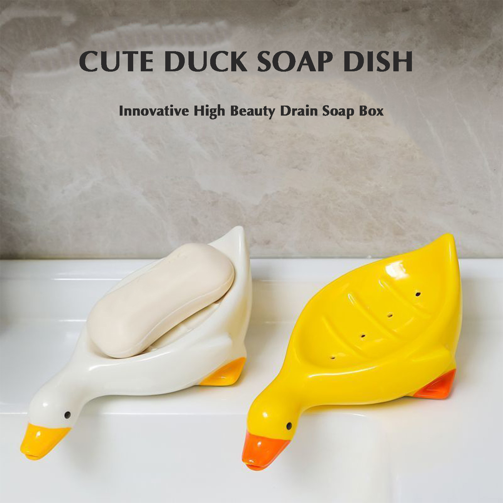 Duck Shape Soap Holder Dish Draining Soap Box Shower Storage Stand Box duck-shape-soap-holder-dish-draining-soap-box-shower-storage-stand-box