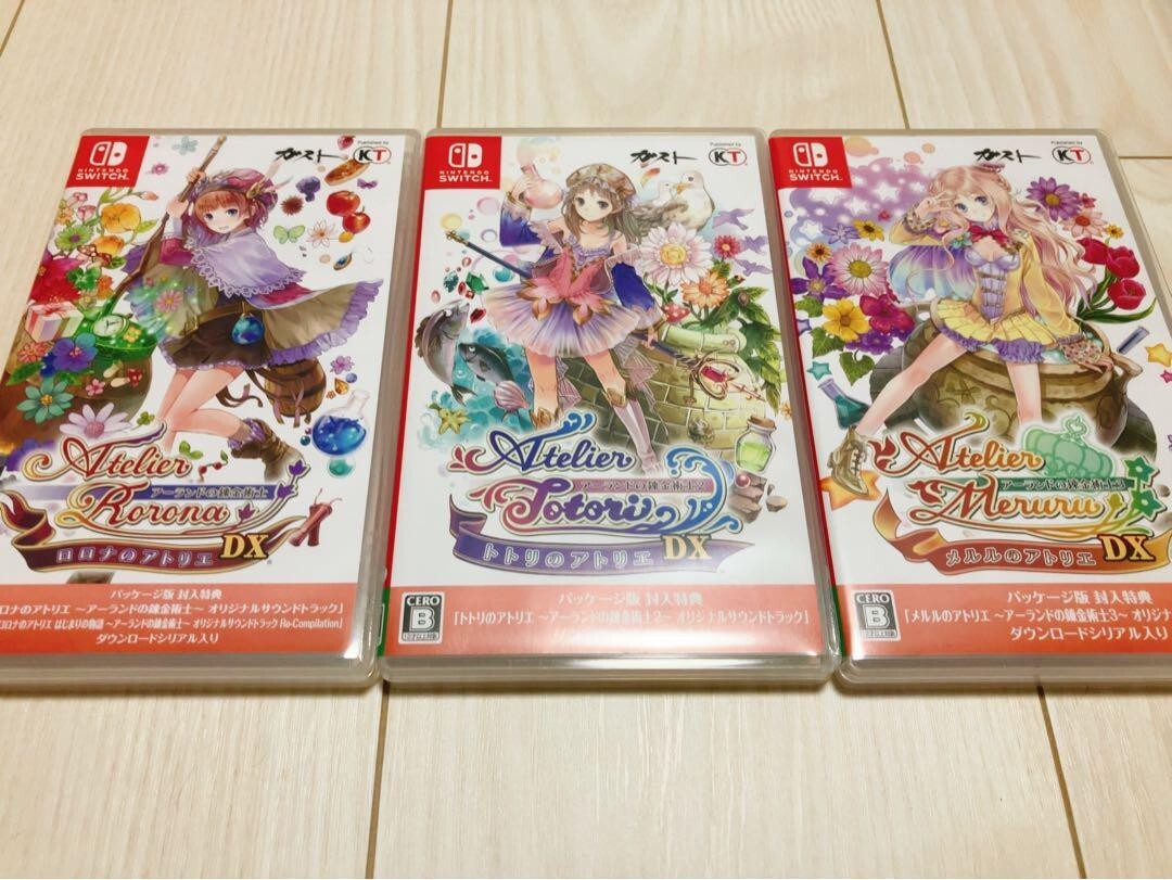 Atelier Alchemist Of Arland 1 2 3 DX Nintendo Switch Limited