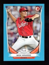 2014 BOWMAN BLUE DP15 NICK HOWARD RC 235/399 CINCINNATI REDS