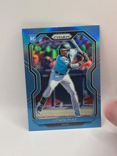 2021 Panini Prizm Lewin Diaz Rookie Carolina Light Blue PRIZM Miami Marlins